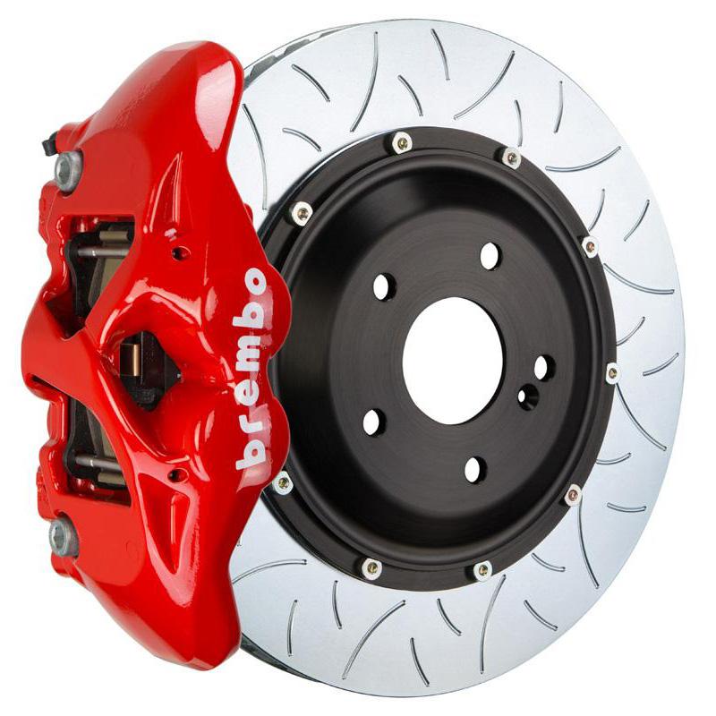 Brembo GT Monobloc 4-Piston 345mm Front Type-3 Slotted Big Brake Kit | 2017-2021 Honda Civic Si/Type-R (1S3.8005A)
