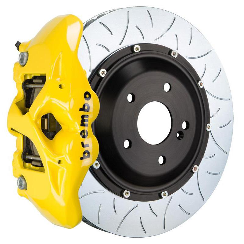 Brembo GT Monobloc 4-Piston 345mm Front Type-3 Slotted Big Brake Kit | 2017-2021 Honda Civic Si/Type-R (1S3.8005A)