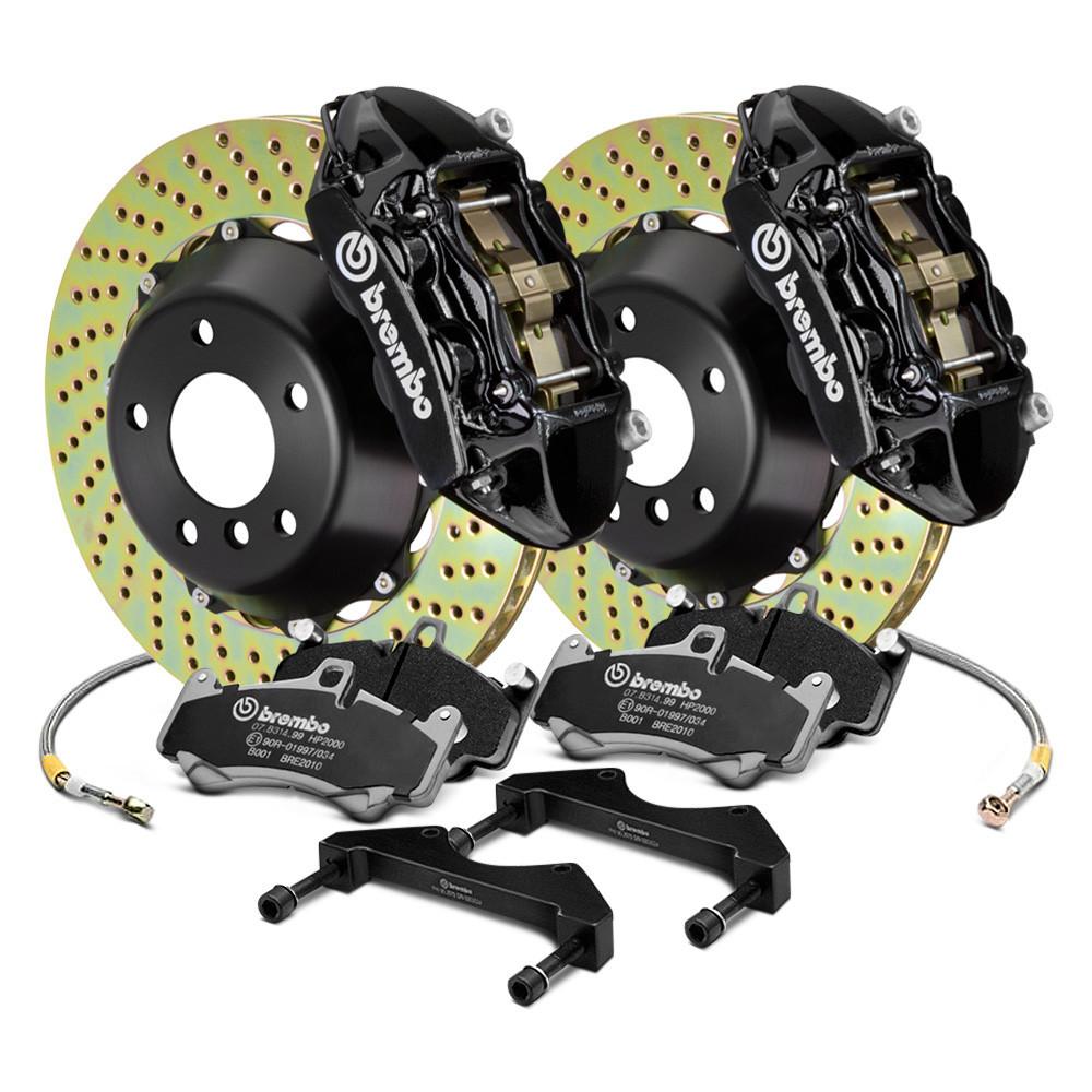 Brembo GT Series Cross Drilled 2-Piece Rotor Rear Big Brake Kit | Multiple Subaru Fitments (2P1.8020A)