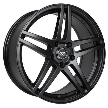 (set of 4) Enkei RSF5 Matte Black | 17x7.5" +40mm | 5x114.3mm Wheels