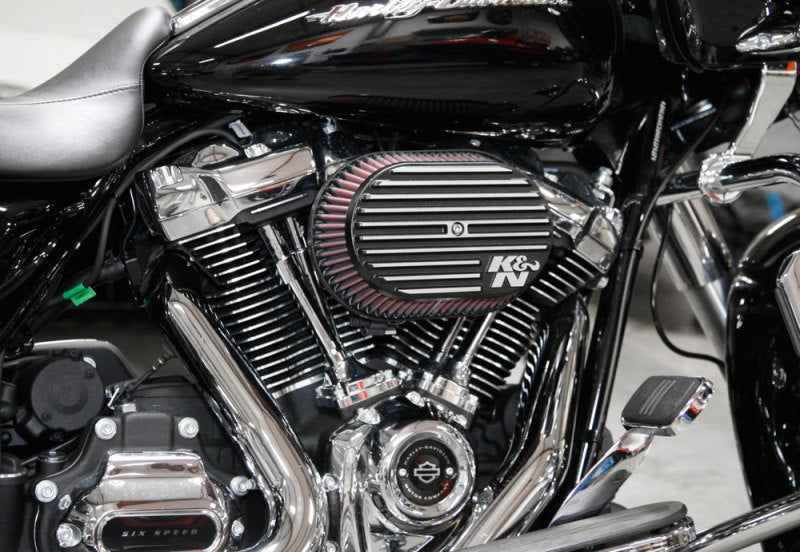 K&N Street Metal Intake System | Harley-Davidson Road King F/I 88cl Side Draft Dyna/Softail (RK-3953)