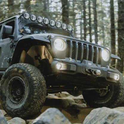 KC HiLiTES 97149 2 LED Fog Lights Kit for 07-23 Jeep Wrangler / 23-23 Gladiator
