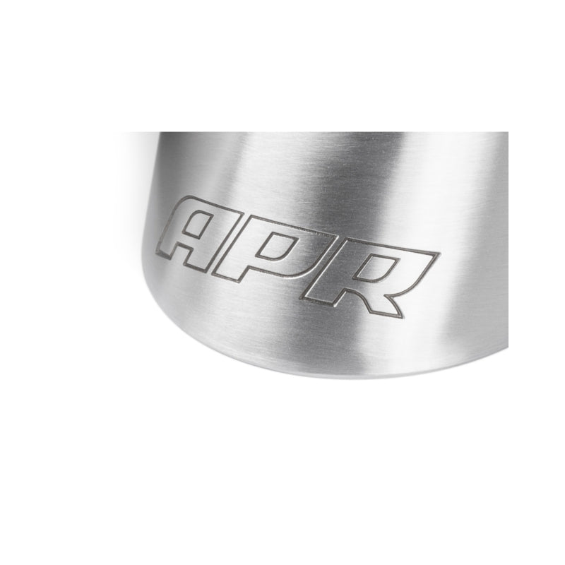 APR Double-Walled 3.5in Slash-Cut Tips | Set of 2 (Brushed Silver) (TPK0007)