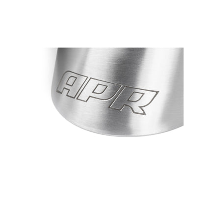 APR Double-Walled 3.5in Slash-Cut Tips | Set of 2 (Brushed Silver) (TPK0007)