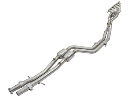 aFe Long Tube Headers w/ Mid Pipes (Catted) | BMW M3 (92-99) (48-36316-YC)