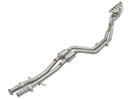 aFe Long Tube Headers w/ Mid Pipes (Catted) | BMW M3 (92-99) (48-36316-YC)