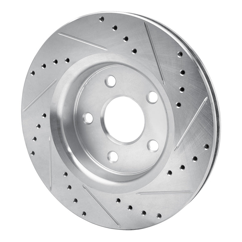 DFC Front Left D&S Silver Brake Rotor (FRONT): Jeep Grand Cherokee (05-10)