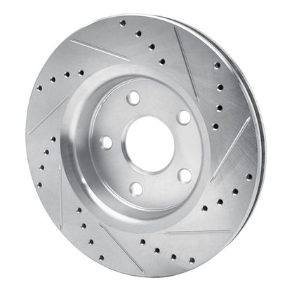 DFC Front Left D&S Silver Brake Rotor (FRONT): Jeep Grand Cherokee (05-10)