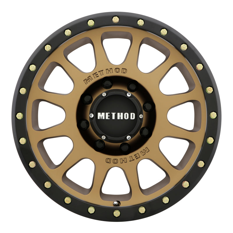 Method MR305 NV Bronze - Matte Black Lip | 18x9" +18mm | 8x170mm Wheel