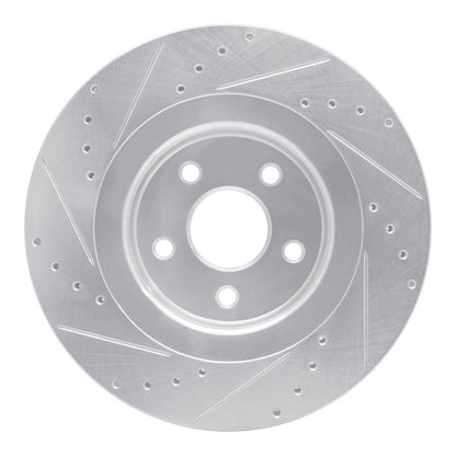DFC D&S Brake Rotor (FRONT RIGHT): Jeep Grand Cherokee (06-10) - Silver Zinc