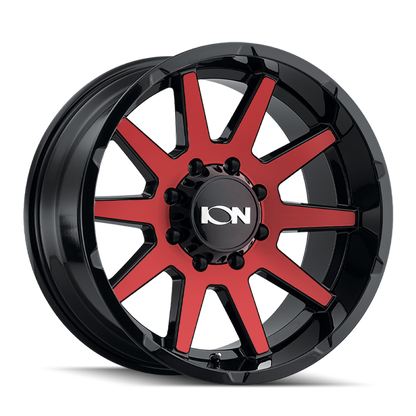 ION Wheels Type 143 Gloss Black/Red Machined | 20x9" +18mm | 8x170mm Wheel