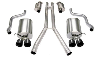 CORSA Sport / 2.5 in Cat-Back DRE 3.5 in Twin Tips | 2004-2008 Cadillac XLR 4.6L (14156)