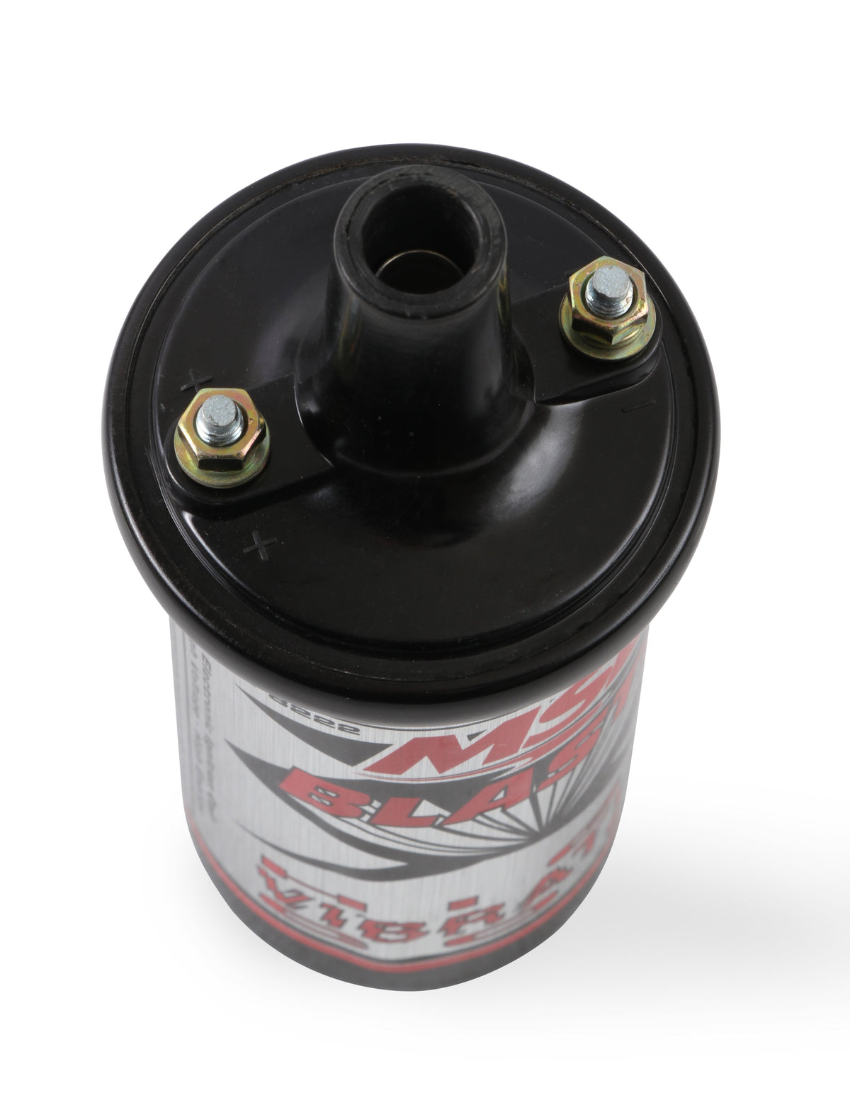MSD 8222 Ignition Coil Blaster Series, Canister Style, High Vibration, Black