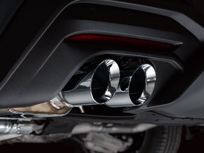 AWE Tuning AWE SwitchPath Exhaust for S650 Mustang GT Coupe - Quad Chrome Silver Tips - 3025-42650
