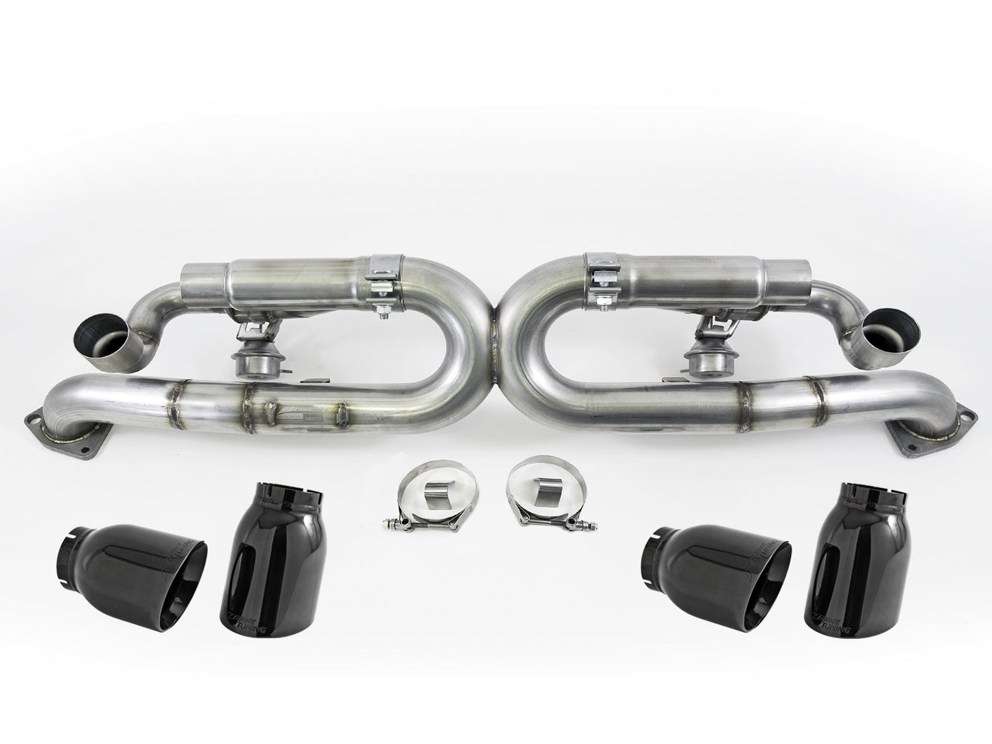 AWE Tuning AWE SwitchPath Exhaust for Porsche 991 - PSE cars - Diamond Black Tips - 3025-43012