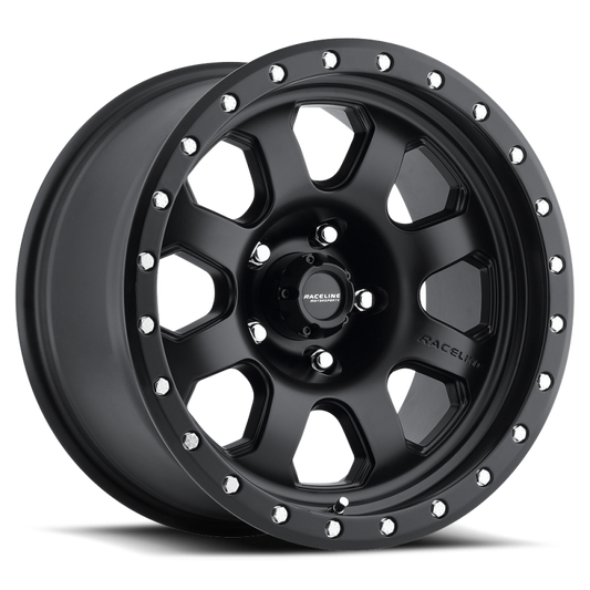 Raceline 929 Avenger Satin Black | 17x9" -12mm | 6x139.7mm Wheel