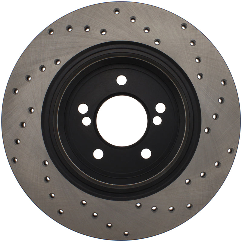 StopTech 128.34054R Sport Cross-Drilled Disc Brake Rotor for 00-06 M3 M5