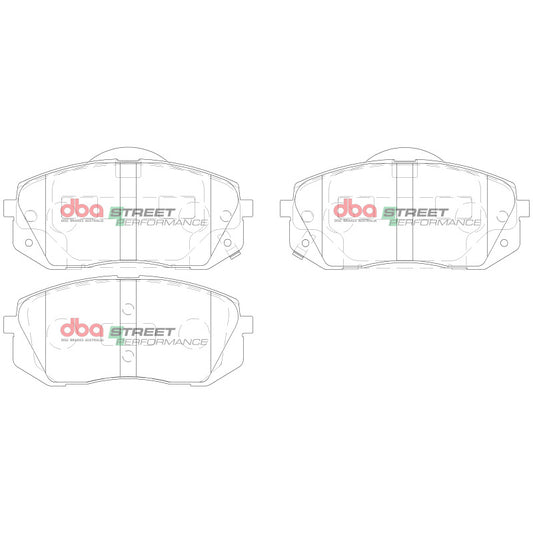 DBA Street Performance Front Brake Pads | Hyundai Kona N-Line (20-23) (DB2174SP)