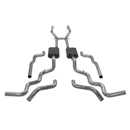 Flowmaster GM Truck 4WD American Thunder Crossm-Back Exhaust For Chevy GMC (817940)