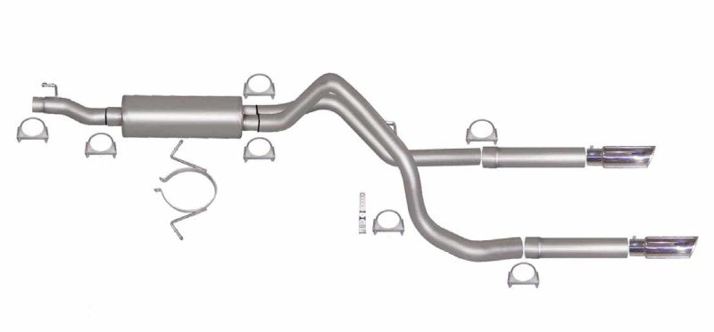 Gibson 2.5in Dual Split Cat-Back Exhaust | Dodge Ram 1500 Laramie (06-08) (66549)
