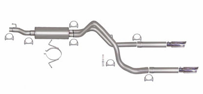 Gibson 2.5in Dual Split Cat-Back Exhaust | Dodge Ram 1500 Laramie (06-08) (66549)