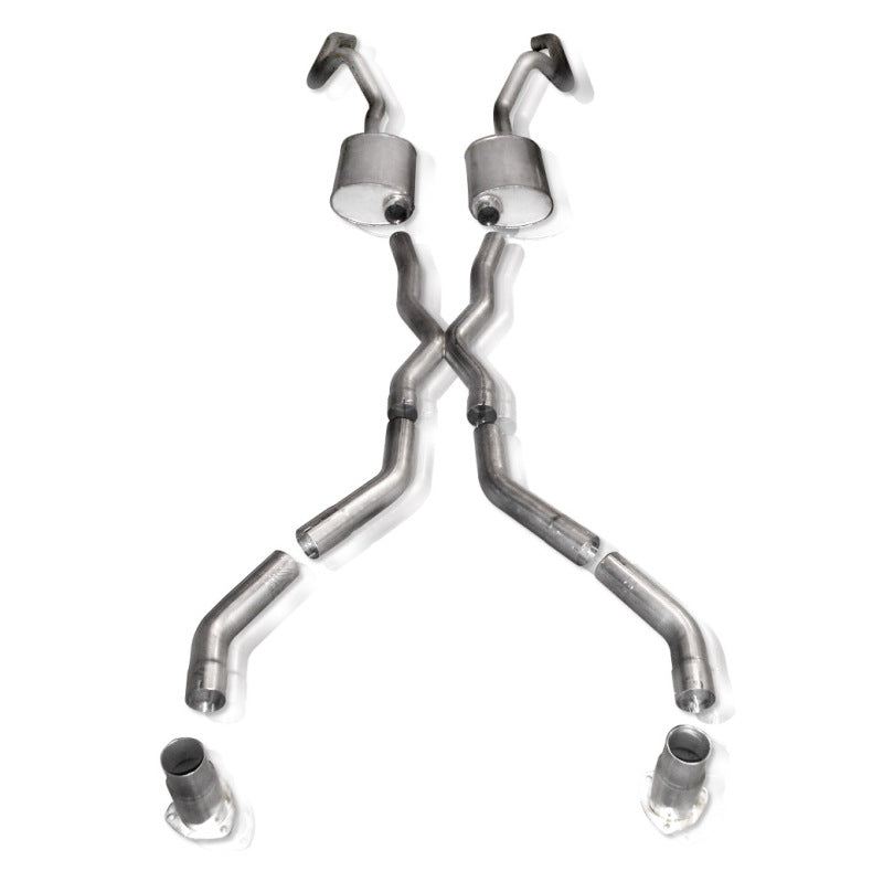 Stainless Works 2.5in Stainless Exhaust with X-Pipe | Chevrolet Camaro (67-69) (CA676925CSAR)