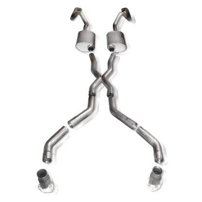 Stainless Works 2.5in Stainless Exhaust with X-Pipe | Chevrolet Camaro (67-69) (CA676925CSAR)