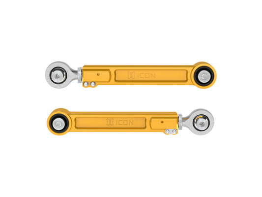 ICON 54102G Gold Billet Rear Upper Link Kit for 2022-2025 Toyota Trucks/SUVs