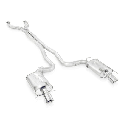 Stainless Works 3in Catback System X-Pipe S-Tube Mufflers 4in Tips | Cadillac CTS-V (09-15) (CTSV9CB)