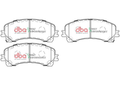 DBA Front Street Performance Brake Pads | Volkswagen Amarok (18-19) (DB15000SP)
