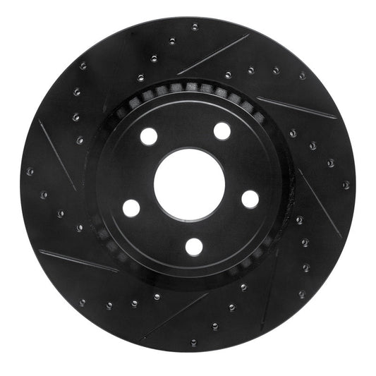 DFC D&S Black Brake Rotor (FRONT LEFT): Dodge Durango (11-25)