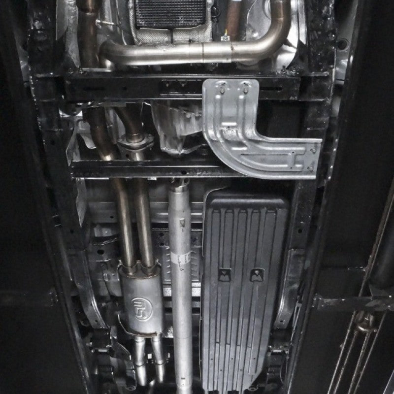 Stainless Works 3in Exhaust Factory Connection Under Bumper | Ford Raptor 3.5L (17+) (FTR17CBUB)