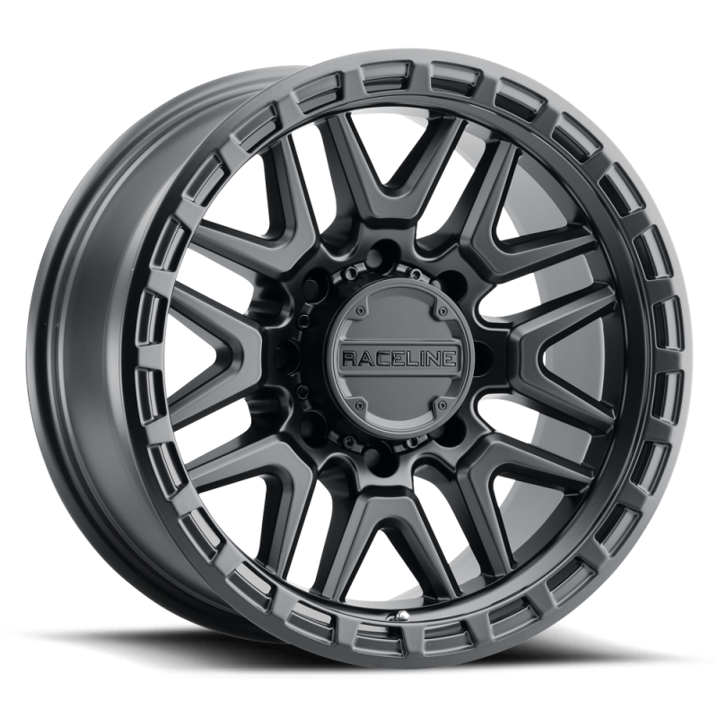 Raceline 953 Krank Satin Black | 17x9" -12mm | 5x127mm Wheel