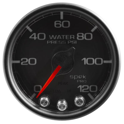 Autometer Spek-Pro 2 & 1/16" Water Press Gauge 120PSI