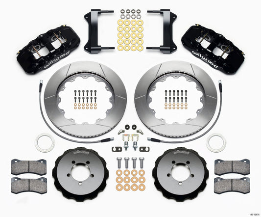 Wilwood AERO6 14.00" Front Hat Kit w/ Lines | Subaru WRX (99-12) (140-12876)