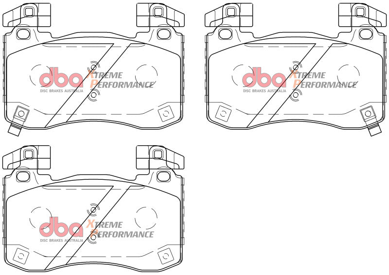 DBA XP Performance Front Brake Pads | Kia Stinger V6 Twin Turbo (18+) (DB15003XP)