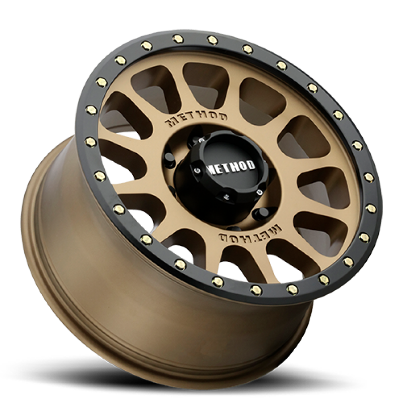Method MR305 NV Bronze - Matte Black Lip | 17x8.5" +25mm | 6x135mm Wheel