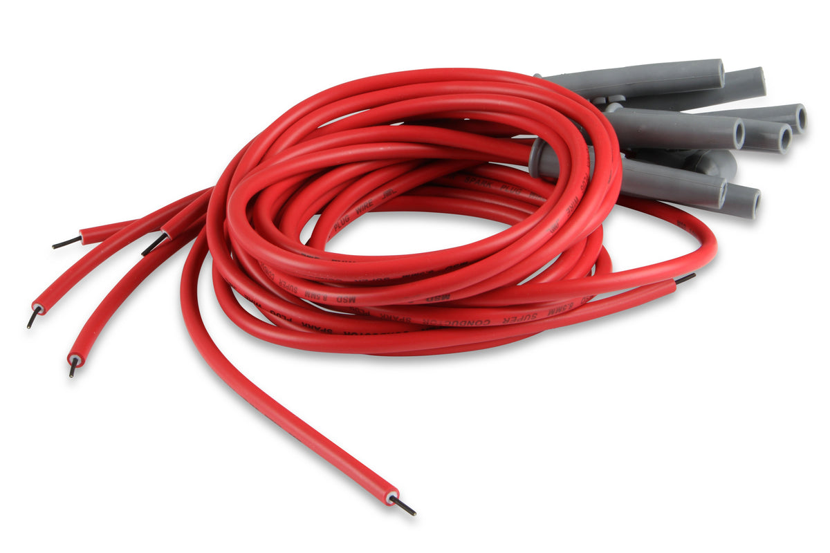 MSD 31199 Super Conductor Spark Plug Wire Set, 8 Cyl Multi-Angle Plug