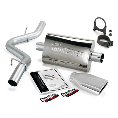 Banks Power 97-07 Jeep 2.5/4.0L SS Cat Exh Sys w/ Chrome Tip | Wrangler (51312)