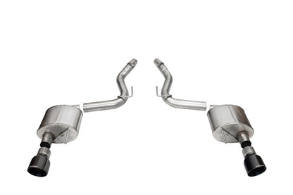 CORSA Sport, Touring / 3.0 in Axle-Back 4.5 in Slash Tips | 2024 Mustang GT Coupe (21252, 21256)