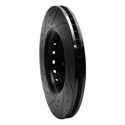 DFC D&S Front Right Brake Rotor (Black): Dodge Charger (14-23)