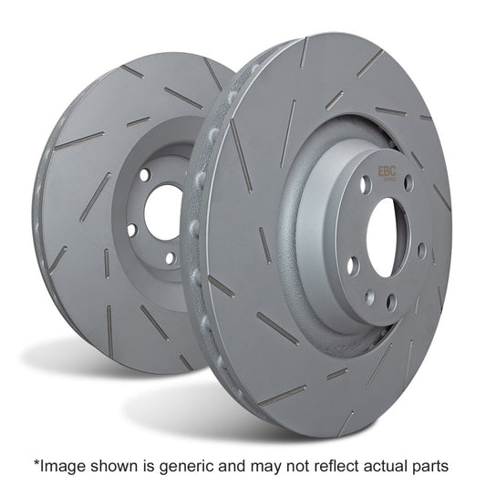 EBC 2020+ Genesis GV80 2.5T (w/2 Piston Front Caliper) Front USR Slotted Rotors