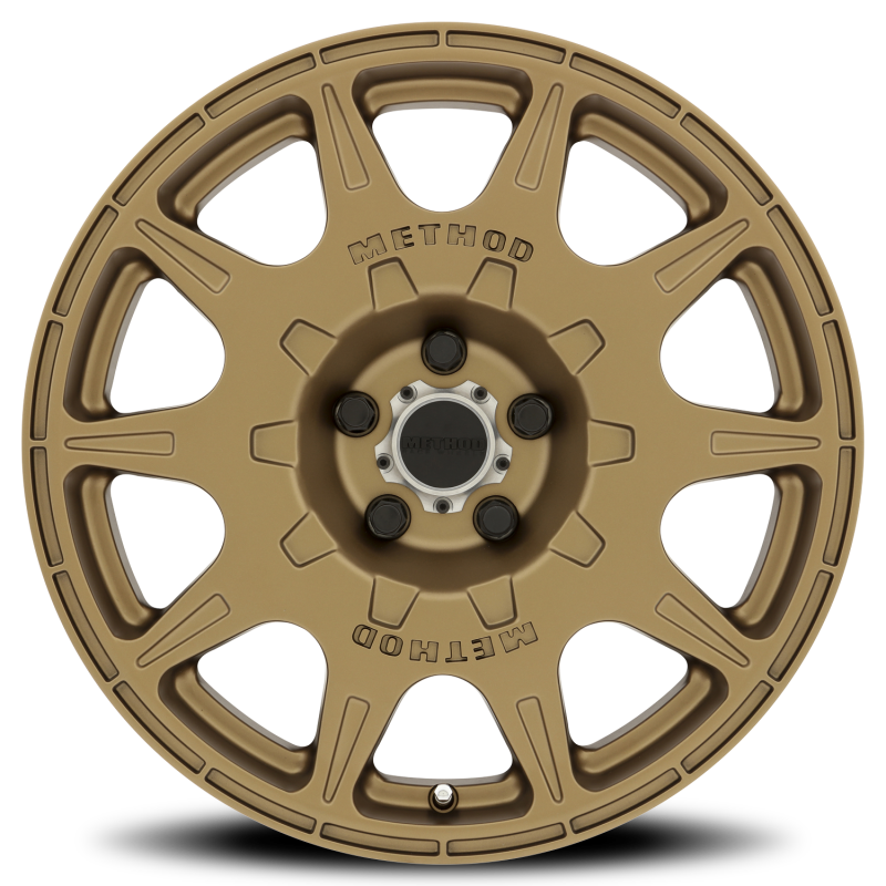 (set of 4) Method MR502 Rally Bronze | 17x8" +38mm | 5x114.3mm Wheel
