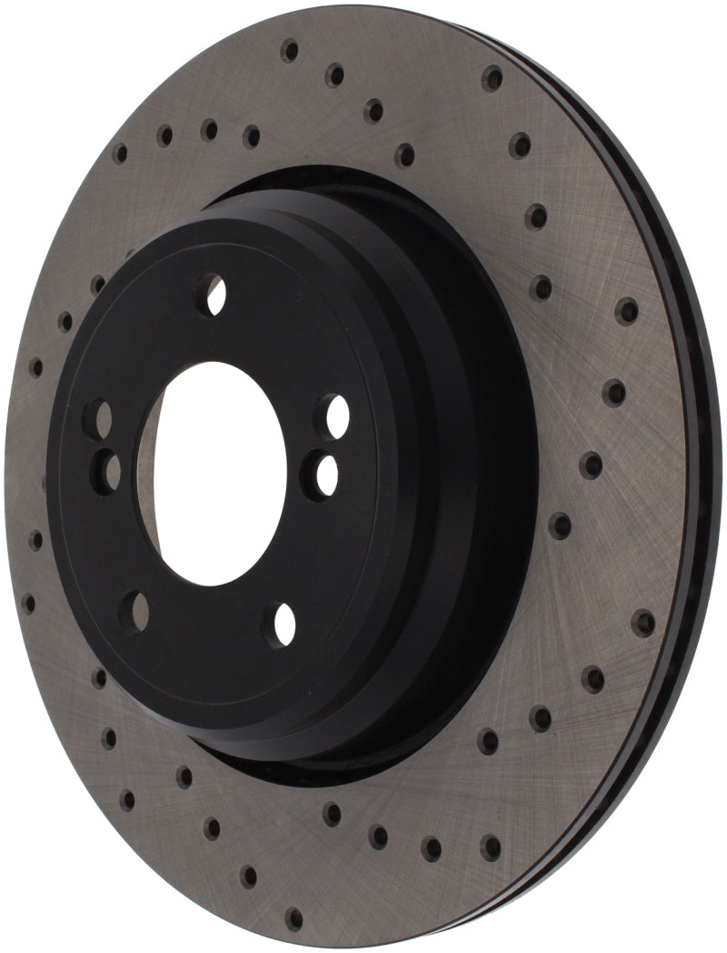 StopTech 128.34054R Sport Cross-Drilled Disc Brake Rotor for 00-06 M3 M5