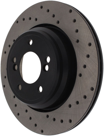 StopTech 128.34054R Sport Cross-Drilled Disc Brake Rotor for 00-06 M3 M5