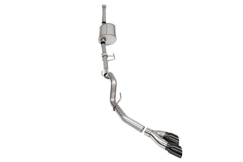 CORSA Sport / 3.0 in Cat-Back Single Side Exit | Ford F-150 (21-23) 3.5T EcoBoost (21169BLK)