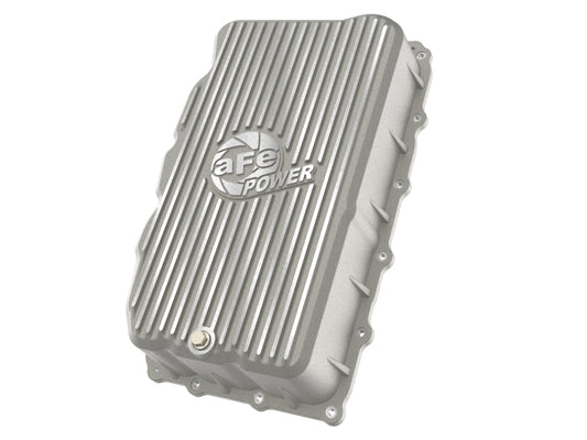 aFe 46-71420A GM L6 3.0L Transmission Pan Raw Machined Fins For GM Trucks 20-26
