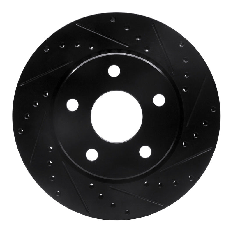 DFC D&S Black Brake Rotor (FRONT RIGHT): Jeep Wrangler (07-18)