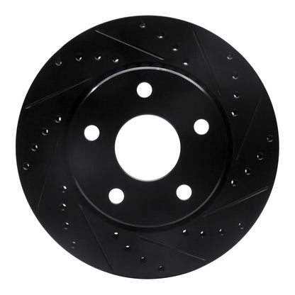 DFC D&S Black Brake Rotor (FRONT RIGHT): Jeep Wrangler (07-18)