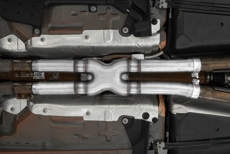 MBRP 15-19 Ford Mustang GT 2.5in Resonator Delete X-Pipe T409 (S7213409)
